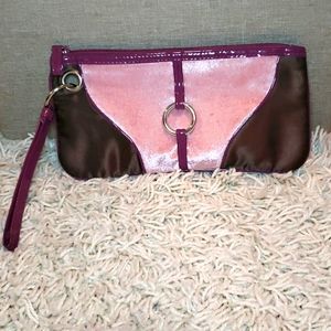 Satin and Velvet Wristlet